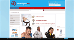 Desktop Screenshot of kampfsportpro.de